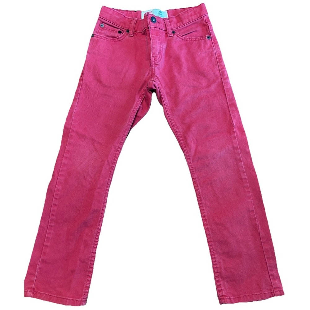 Levi's 511 Slim Fit Stretch Red Adjustable 8‎ Regular 24x22
